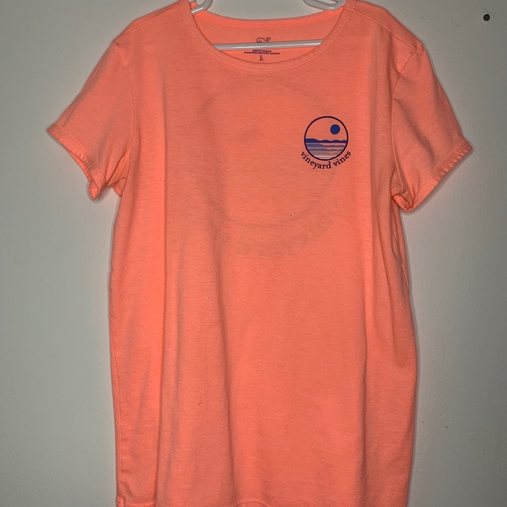 NEED GONE ASAP-Vineyard Vines Orange Design Tee